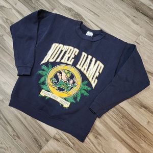 VTG Notre Dame University Crewneck Sweater